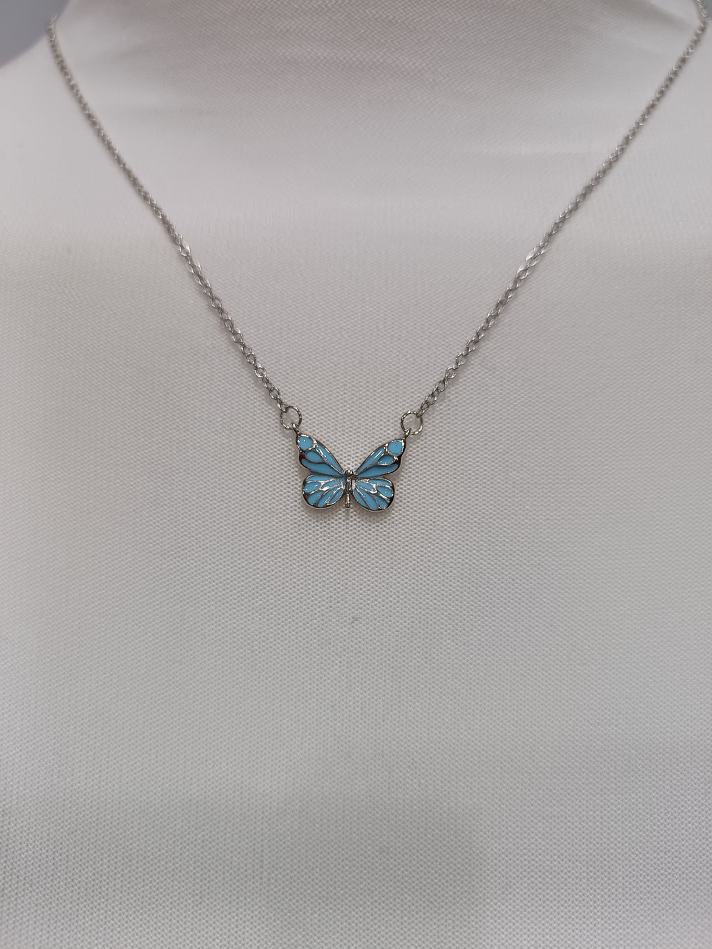 Luminous Butterfly Necklace — Glows In The Dark